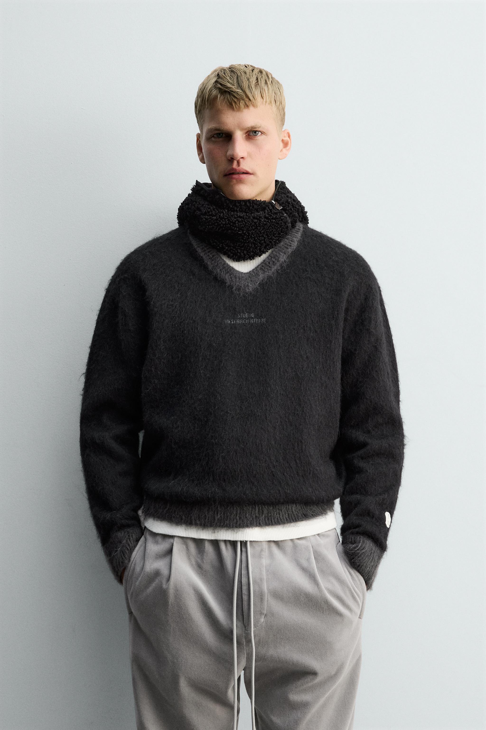 CONTRAST TEXTURED JUMPER X SR_A